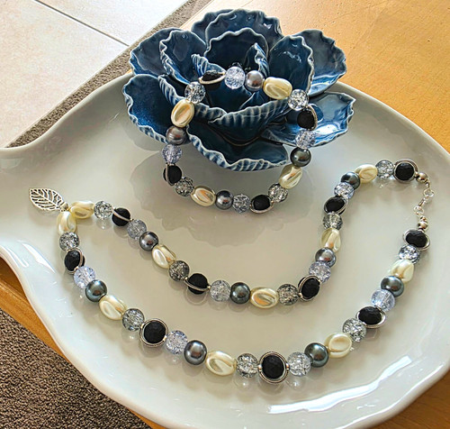 Handmade perlen halskette - perlen-halskette,