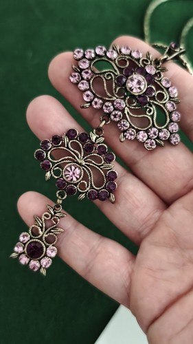 Y2k vintage kristall blumen - vintage,