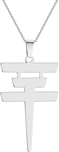 Halskette mit geometrischem