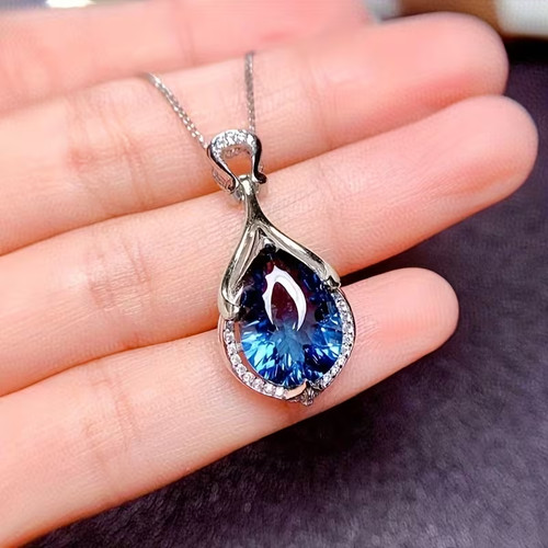 Damenkette edelstahl zirkonia - damenkette,