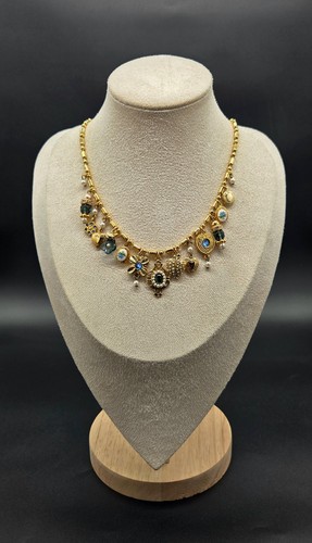 Vintage halskette mit charms - vintage,