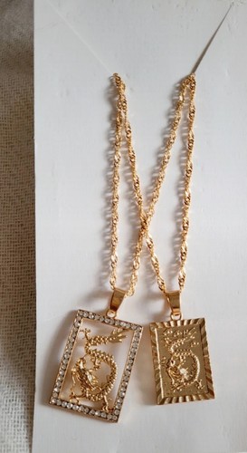 Elegant set goldkette - 2,