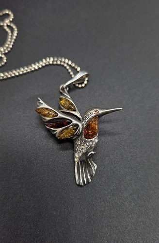 Silber kette mit - kette, kolibri