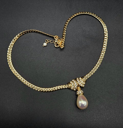 Elegante vintage halskette - vintage,